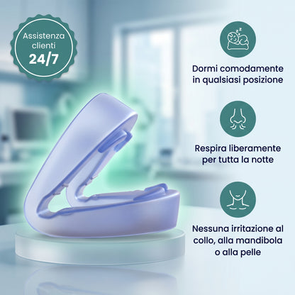 RinovaX™ – Bite orale anti-russamento medicale, discreto e confortevole