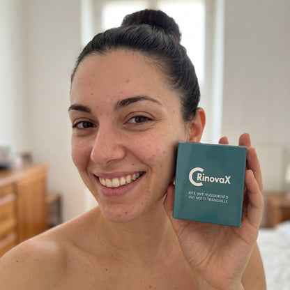 RinovaX™ – Bite orale anti-russamento medicale, discreto e confortevole