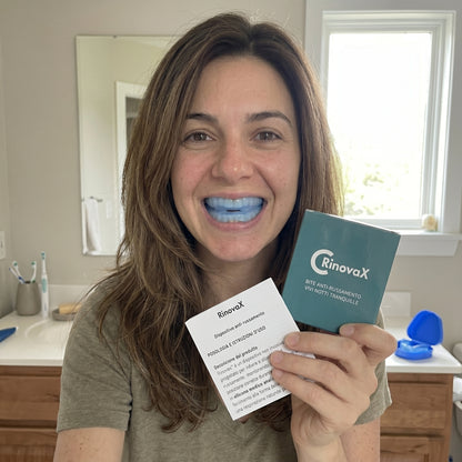 RinovaX™ – Bite orale anti-russamento medicale, discreto e confortevole