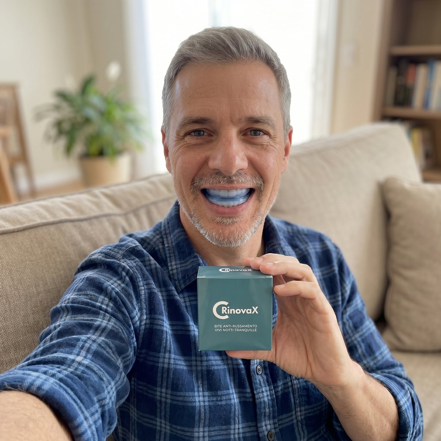 RinovaX™ – Bite orale anti-russamento medicale, discreto e confortevole